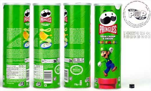 Pringles Sour Cream and Onion - Super Mario