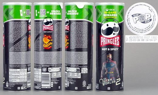 Pringles Hot And Spicy The Outer Worlds 2 lata promocional Xbox