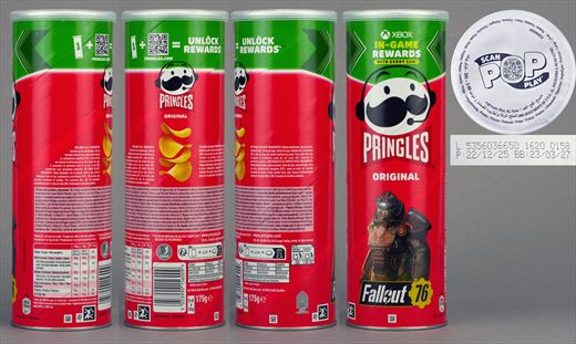 Pringles Original Fallout 76 lata promocional Xbox