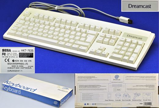 Dreamcast HKT-7635 Portuguese keyboard