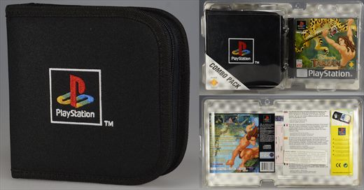 PlayStation estojo para CDs (Combo Pack)