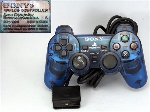 Sony DualShock 2 Analog Controller Ocean Blue SCPH-10010 rev.A