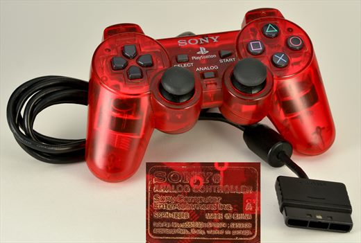 Sony DualShock 2 Analog Controller Crimson red SCPH-1200 A