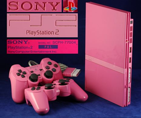PlayStation 2 (PS2) Slim SCPH-77004 Pink