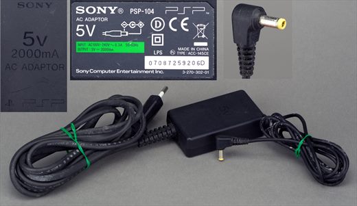 Sony PSP-104 AC adaptor