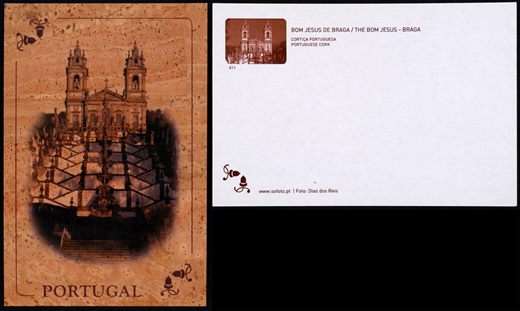 Portugal Bom Jesus de Braga Postal em Cortica - K11