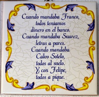 Cuando mandaba Franco...