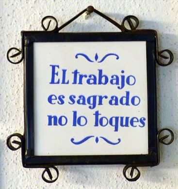 El trabajo...