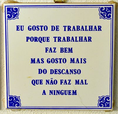 Eu gosto de trabalhar...(2)