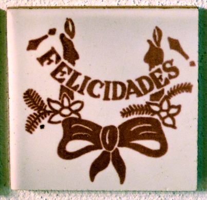Felicidades (cor vermelha)