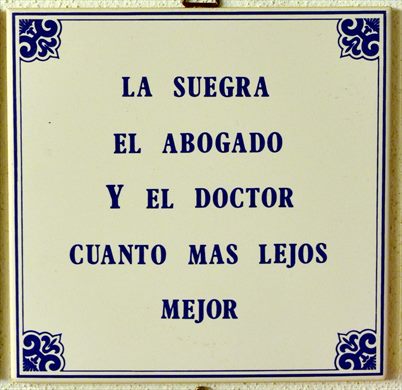 La suegra...