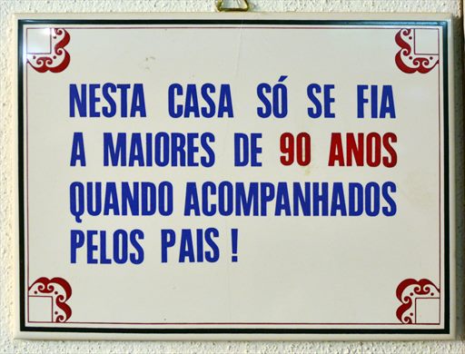 Nesta casa so se fia...