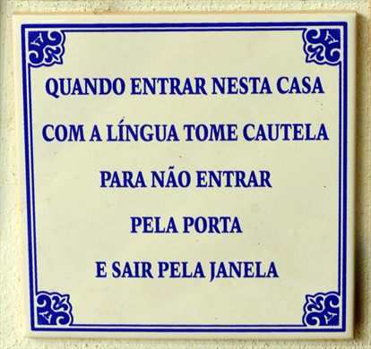 Quando entrar nesta casa...