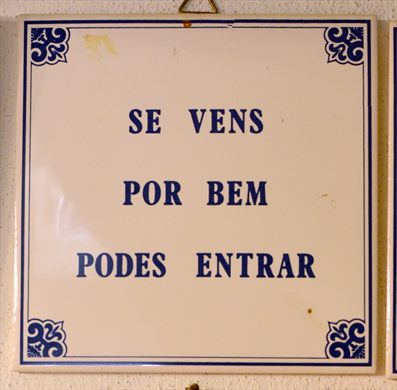 Se vens...