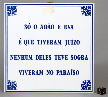 So Adao e Eva...