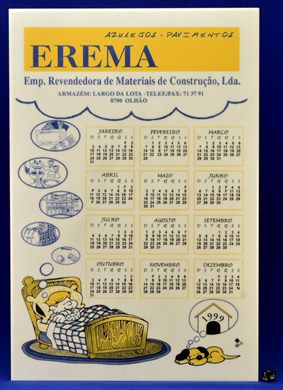 Azulejo-calendario EREMA 1999