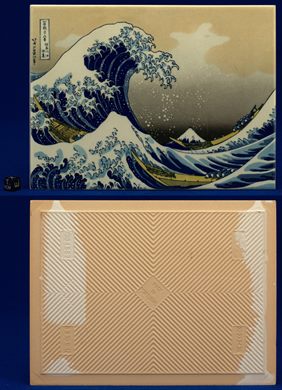 Japanesse Wave em azulejo