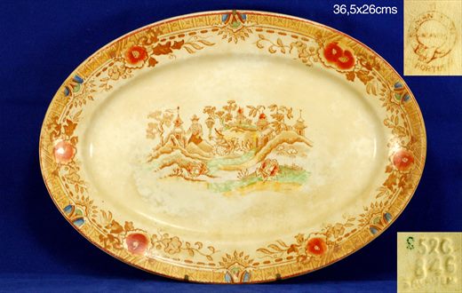 Travessa de ceramica 36,5x26cms (Gilman)