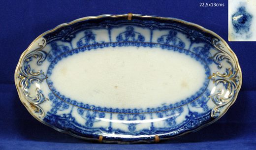 Travessa de ceramica 22,5x13cms (Gilman Real Fabrica de Sacavem)