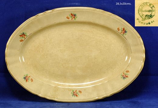 Travessa de ceramica 28,5x20cms (Gilman)