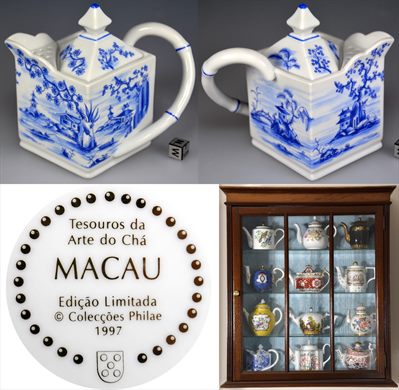Tesouros da Arte do Cha Edicao Limitada Coleccoes Philae 1997 MACAU
