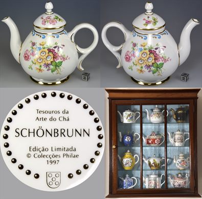 Tesouros da Arte do Cha Edicao Limitada Coleccoes Philae 1997 SCHONBRUNN