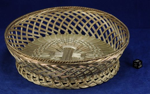 Cesta fio metalico para pao
