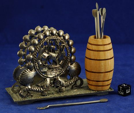 Soporte para guardanapos com ganchos para comer caracois