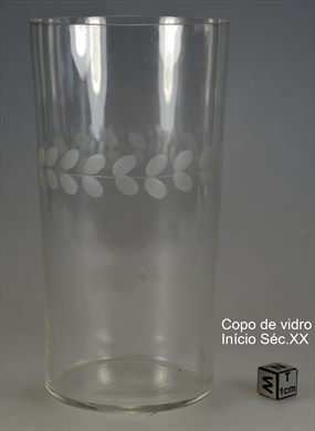 Copo vidro inicio Sec.XX