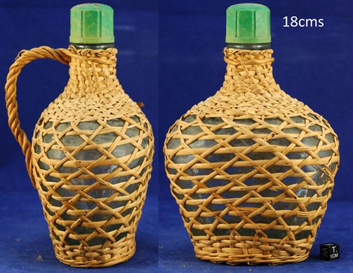 Garrafa empalhado 18cms