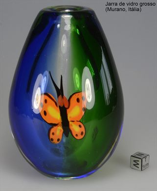 Jarra de vidro grosso (Murano Italia)