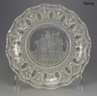 Prato de vidro 19cms (Gatos)