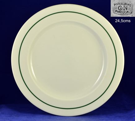 Prato linha verde 24,5cms (QN)