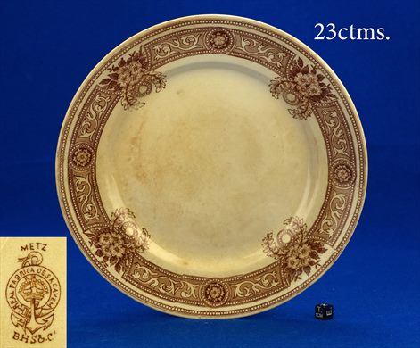 Prato etz 23 ctms. (B.H.S. e Ca. Real Fabrica de Sacavem)