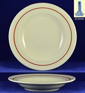 05.Prato linha vermelha 23,5cms (S.P. Coimbra)