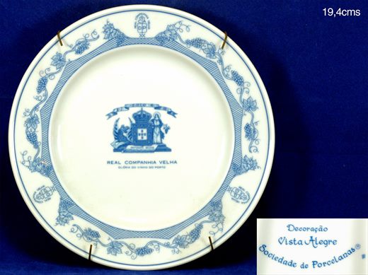 Prato Real Companhia Velha 19,4cms (Vista Alegre)