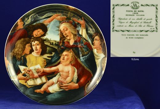 Prato Natal 1989 19,5cms (Vista Alegre)