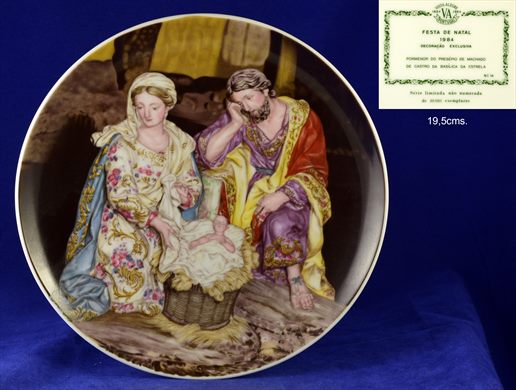 Prato Natal 1984 19,5cms N-14 (Vista Alegre)