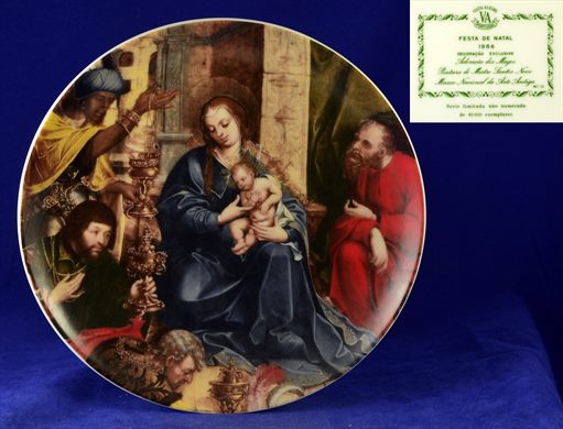 Prato Natal 1986 19,5cms N-16 (Vista Alegre)