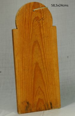 Tabua madeira para corte de carnes 58,5x24cms
