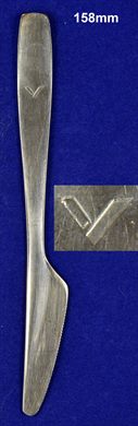 V faca 158mm