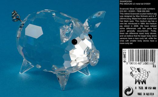 PIG MEDIUM v2 metal tail 010031