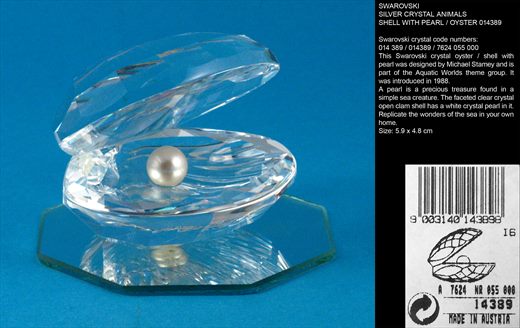 SHELL WITH PEARL - OYSTER 014389