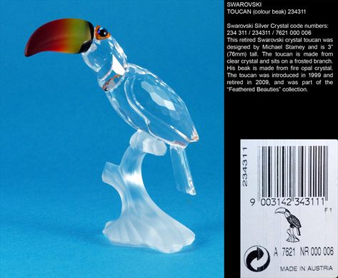 TOUCAN (colour beak) 234311