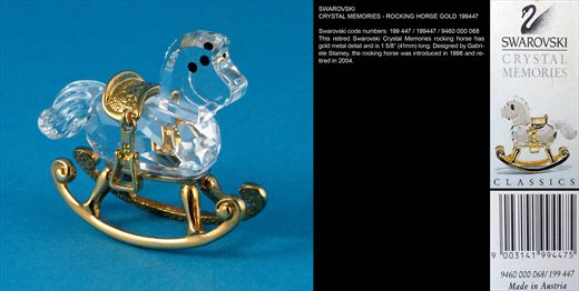 CRYSTAL MEMORIES - ROCKING HORSE GOLD 199447