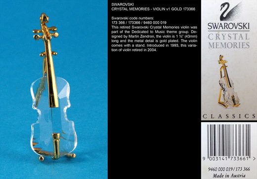 CRYSTAL MEMORIES - VIOLIN v1 GOLD 173366