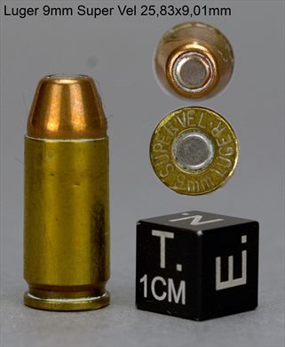 Luger 9mm Super Vel