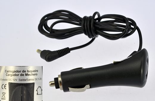 Carregador auto ficha DC 5V
