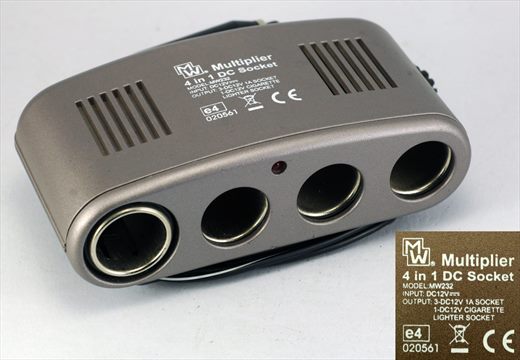 MW Multiplier 4 in 1 DC Socket MW232