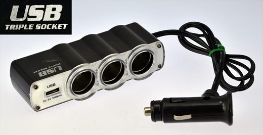 USB Triple Socket